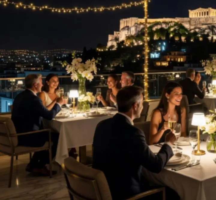 Πολυτελές ιδιωτικό πάρτι στην Αθήνα με casino-style διακόσμηση