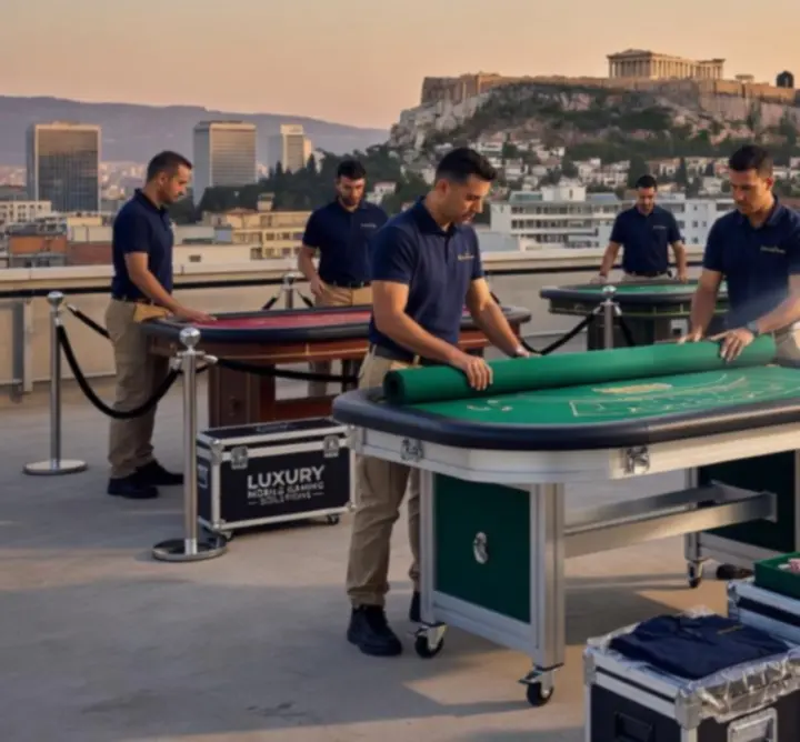 Mobile εταιρικό casino event σε εταιρικά γραφεία ή ξενοδοχείο