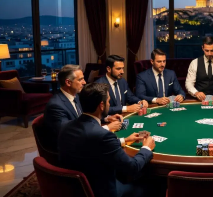 Premium βραδιά poker με επαγγελματικά τραπέζια και dealers